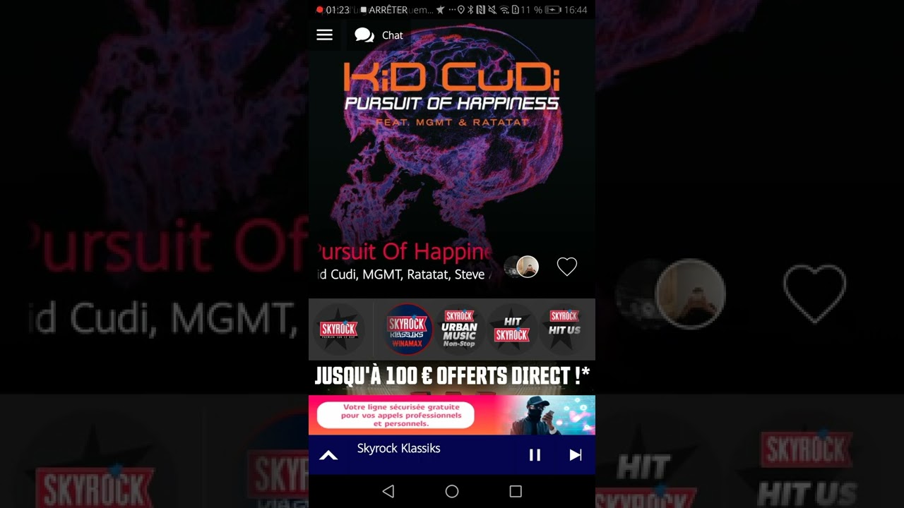 Kid Cudi & Steve Aoki - Purshit Of Happiness (Version Skyrock)