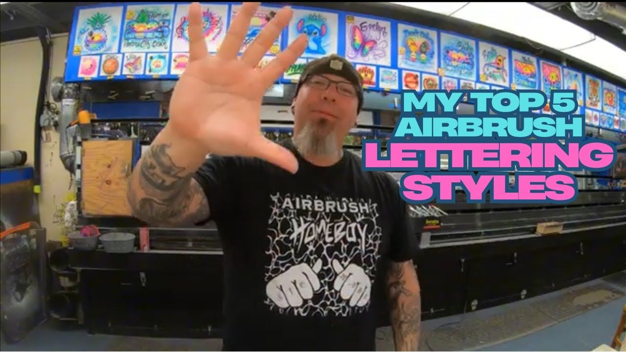 Level up on Airbrush Lettering