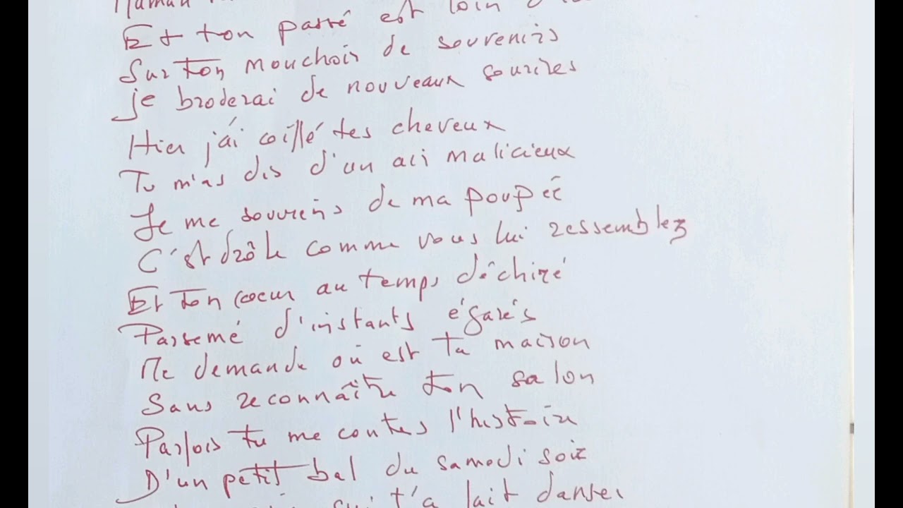 Danse avec l'oubli - de Sybelle Pereira da Silva et Liliana / 🎸 Frédéric Biraud /🎤 Lionel Mazari
