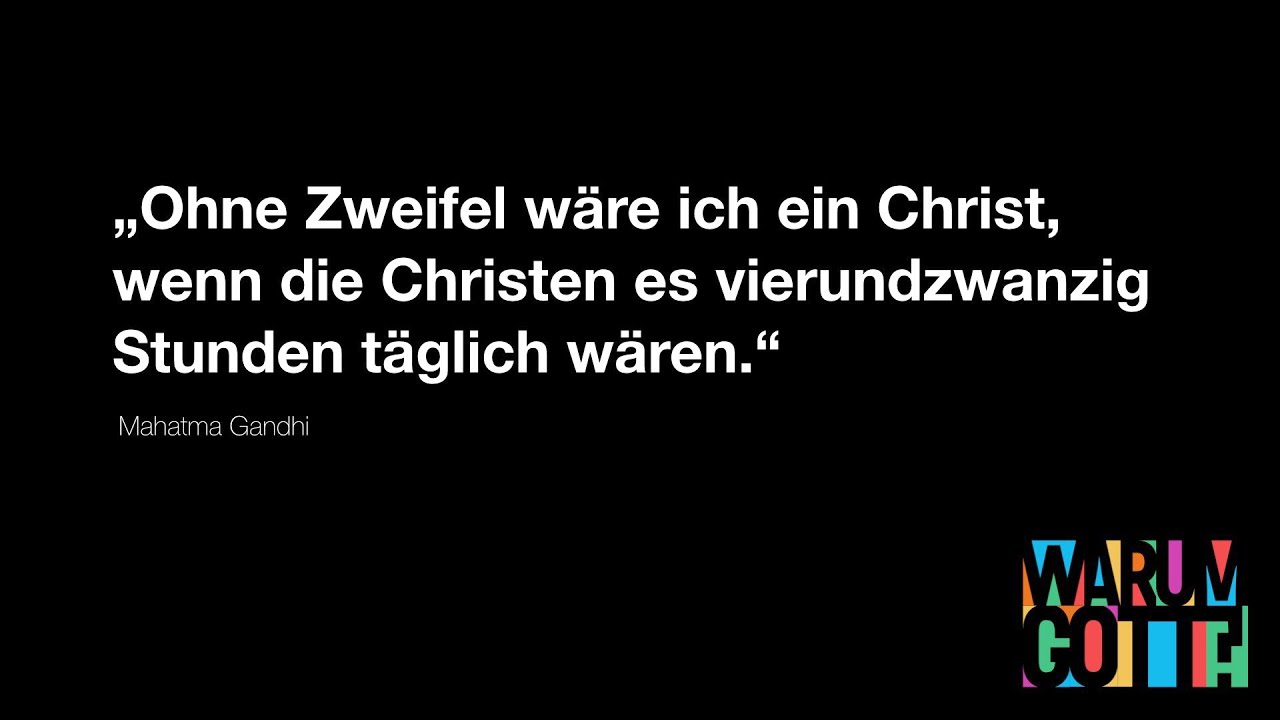 Ich bin enttäuscht von Christen und der Kirche! Serie: Warum Gott? Teil 4