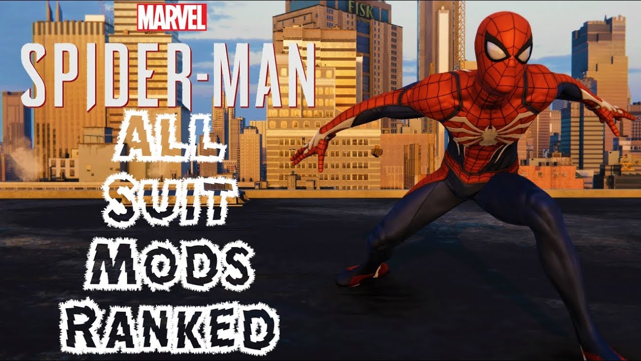 All Spider-Man PS4 Suit Mods RANKED From WORST to BEST!!!