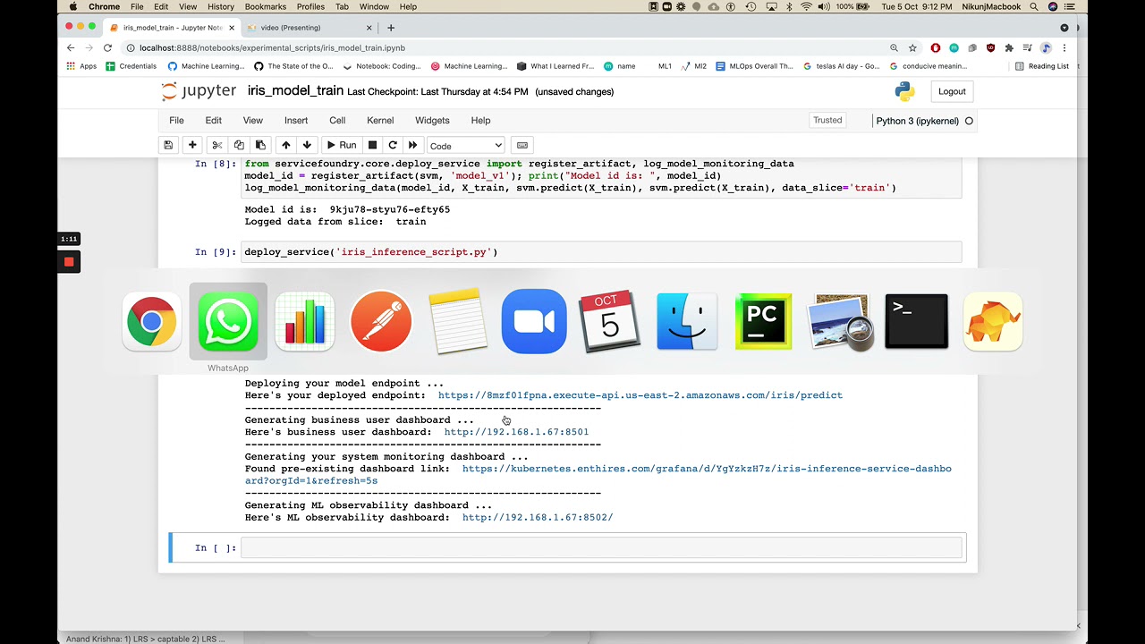 Model Deployment in one click