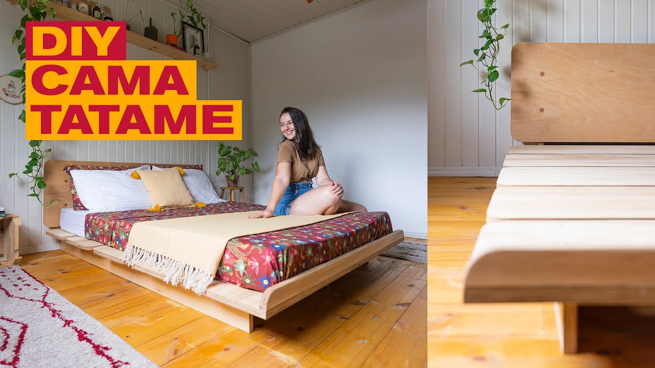 DIY - Como Fazer A CAMA TATAME MAIS LINDA