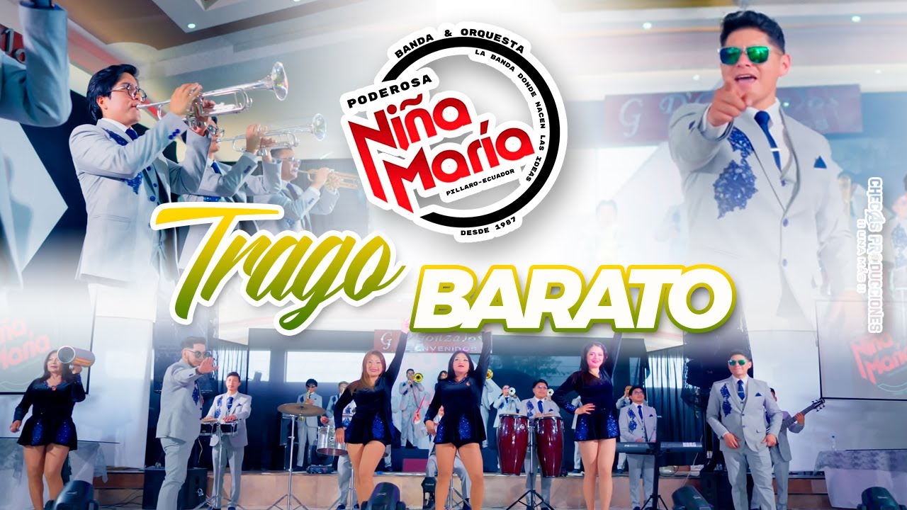 La Poderosa Del Ecuador Niña María "TRAGO BARATO" - Video Oficial 4k