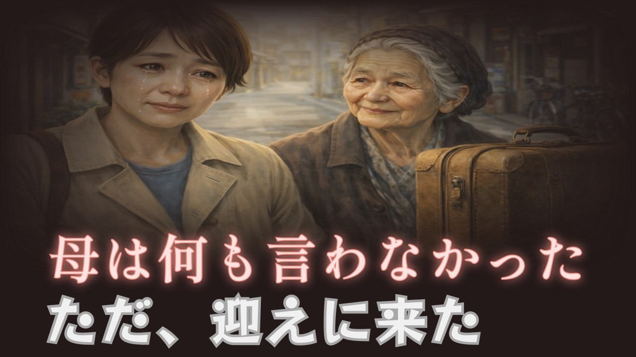 【実話】母は何も言わなかった  ただ、迎えに来た