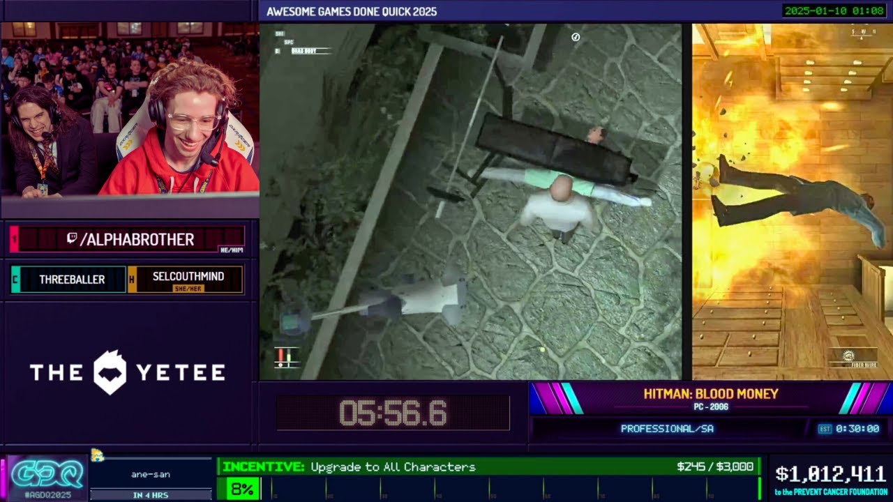 Hitman Blood Money Speedrun ~ AGDQ 2025