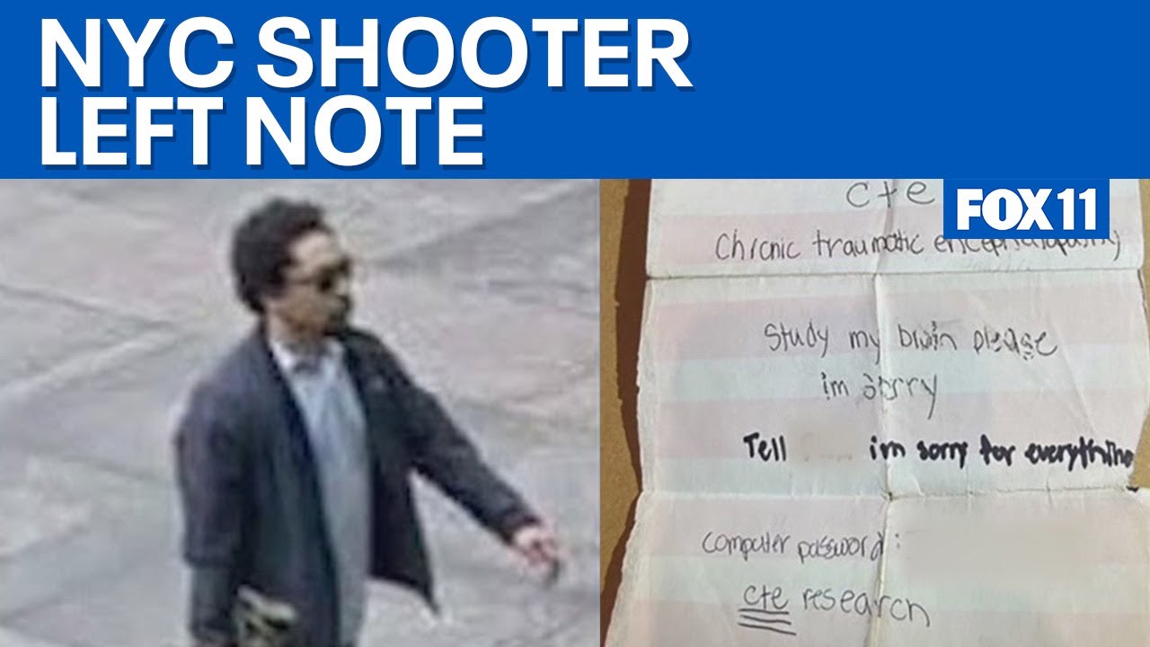 Shane Tamura left behind note on CTE after NYC shooting: Police  | FOX 11 LA