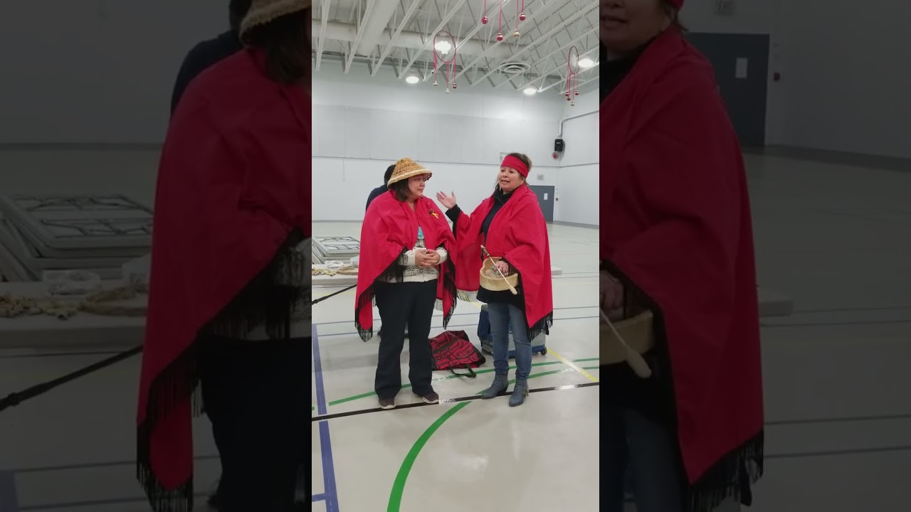 Angie blankets Leanne