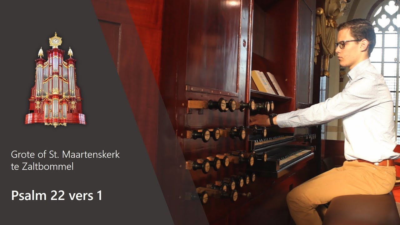 Psalm 22 vers 1 - Grote of St. Maartenskerk te Zaltbommel