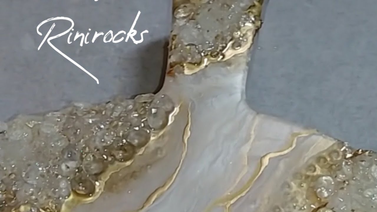 #24 - GOLDEN GLORY - GEODE INSPIRED CHARCUTERIE BOARD  -  PART 1 OF 2