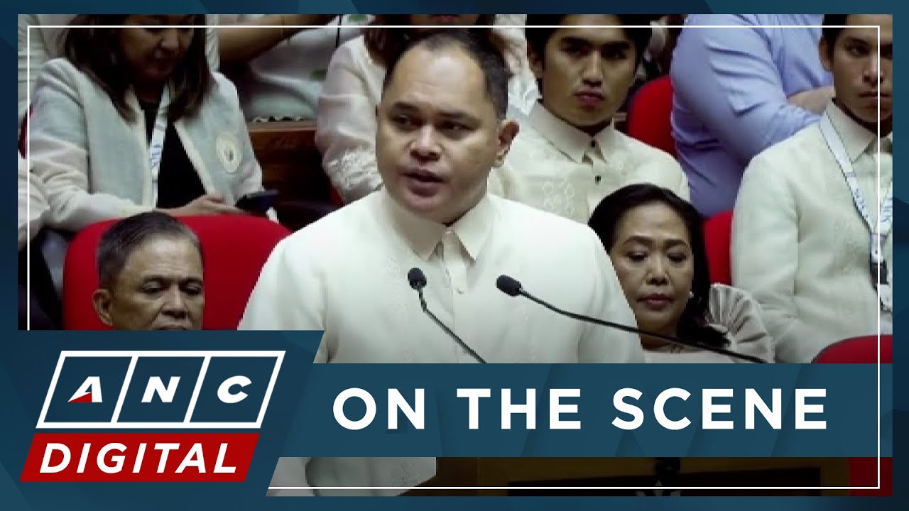 MOMENT: Rep. Jayjay Suarez nominates Martin Romualdez as House Speaker for 20th Congress | ANC
