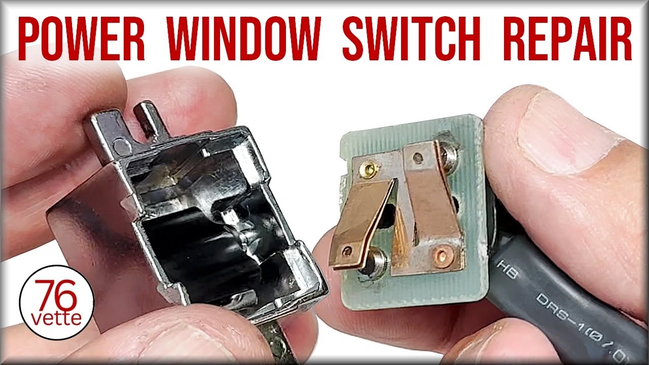 Classic GM POWER WINDOW Switch Repair