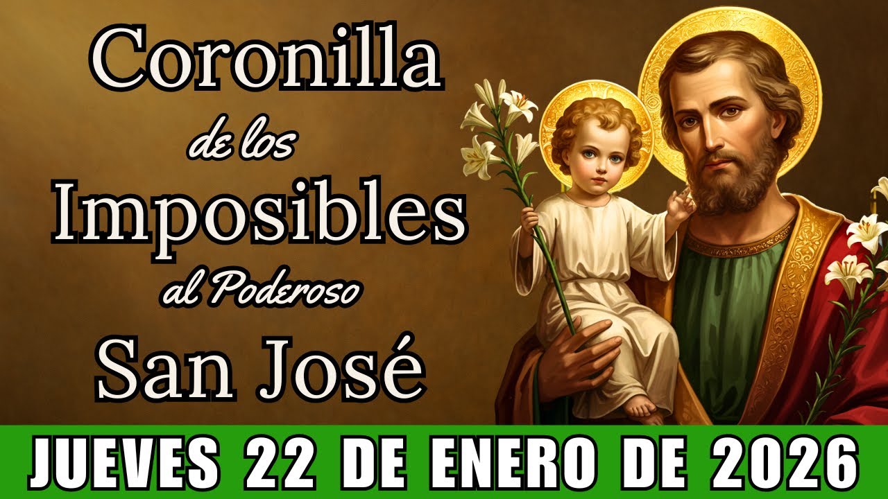 SAN JOSÉ - CORONILLA DE LOS IMPOSIBLES - DÍA DE MILAGROS - Jueves 22 de enero de 2025