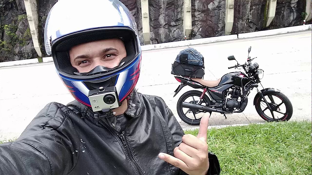 Mega viagem de 3.090 km em uma fan 125