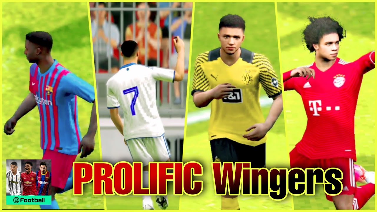 TOP 10 PROLIFIC WINGERS | PES 2021 Mobile Comparison