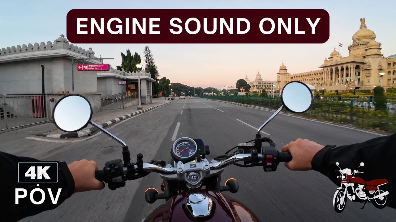 Morning ride to Vidhana Soudha | Honda H'ness CB350 | Bangalore