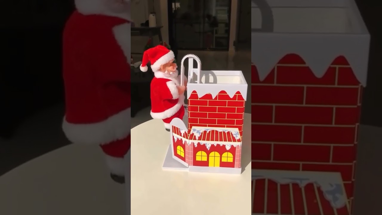 Santa toy battery operated not included 🎅