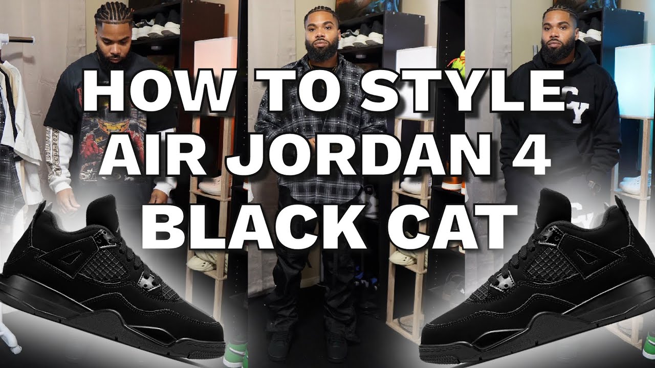 КАК СТИЛИСЬ В AIR JORDAN 4 BLACK CAT 2025