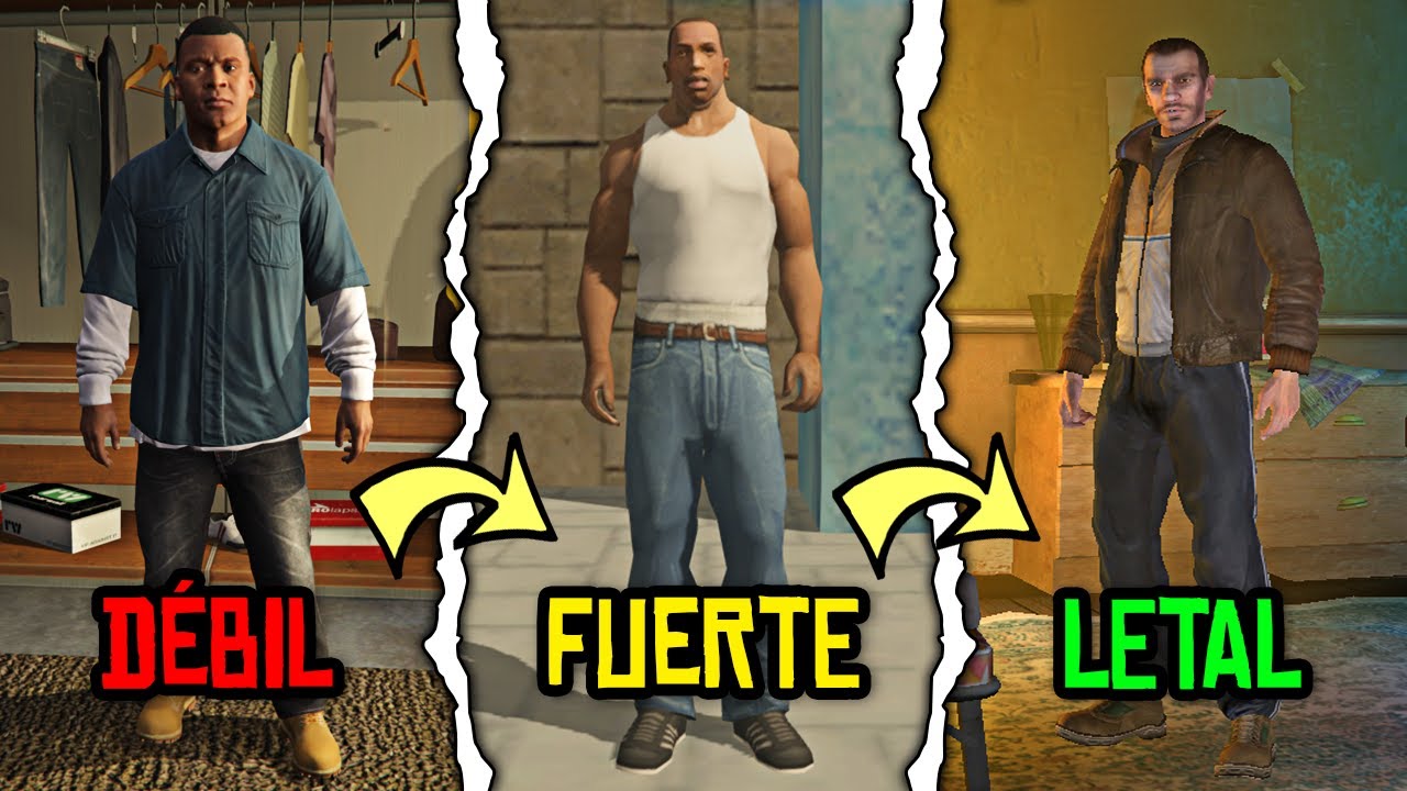 ¿Qué tan Fuertes son los Protagonistas de GTA?