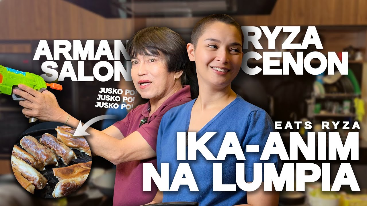 EATS RYZA with Arman Salon: Pancit at Lumpiang Shanghai | Real Ryza Cenon