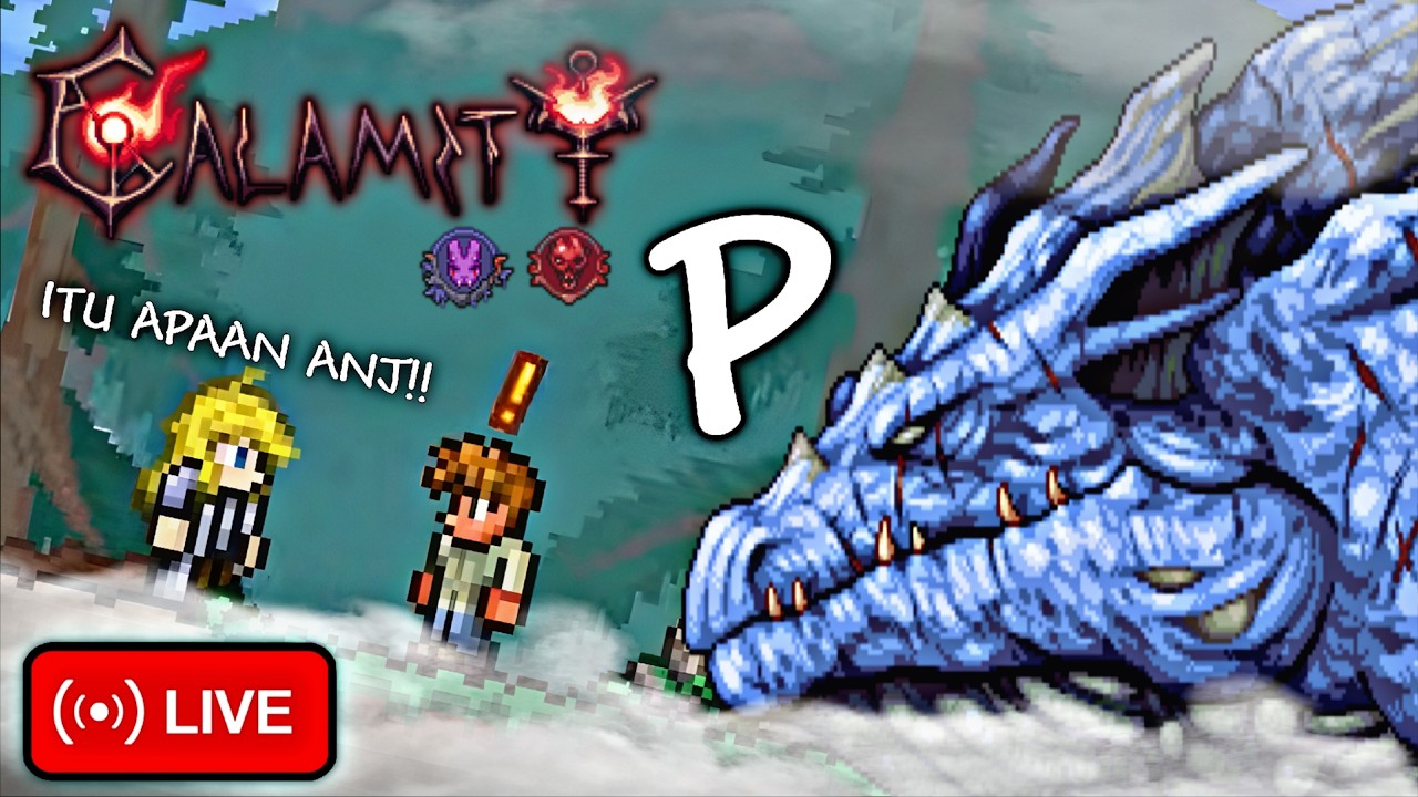 Nunggu Maghrib sambil bikin rumah semua NPCku | Terraria Calamity Expert Revengeance | Day 4