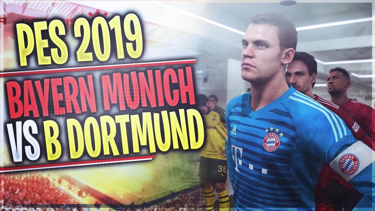 [TTB] PES 2019 - Bayern Munich vs Borussia Dortmund - Manual is a Joy to Play!