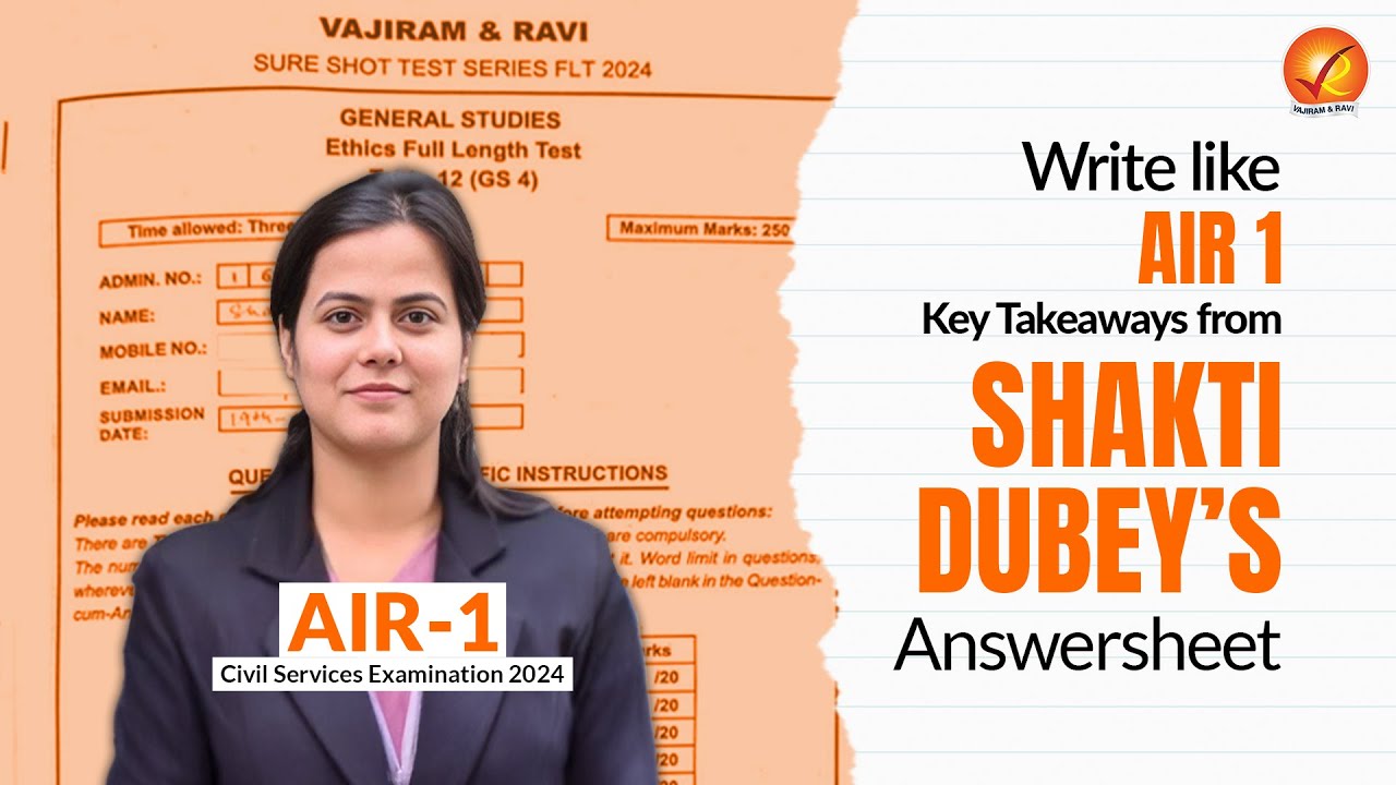 Write like AIR 1 - Key Takeaways from Shakti Dubey's Answers