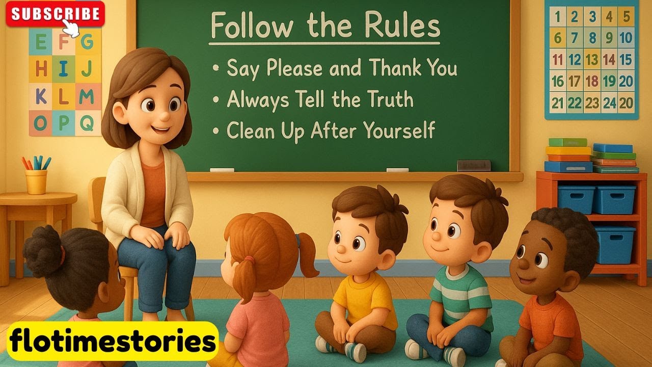 I can follow the rules | learn the rules | learning song for kids | preschool & kindergarten