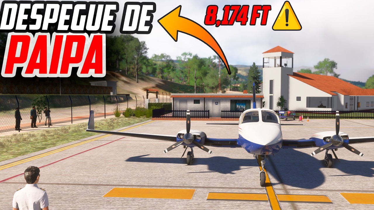 ❌ Un error aquí y no Despegamos |Vuelo de Paipa a Guaymaral |MSFS Colombia 