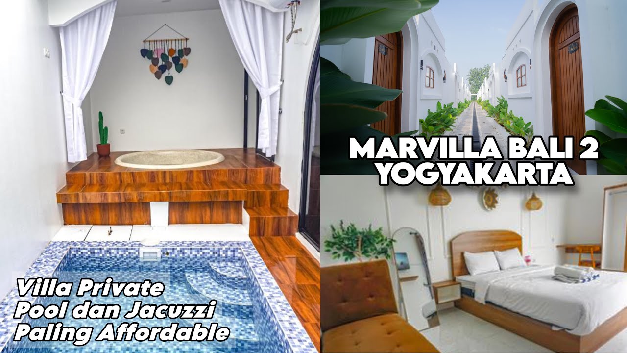 Отдых в Marvilla Bali 2 Sleman Yogyakarta, эстетичной вилле с собственным джакузи!