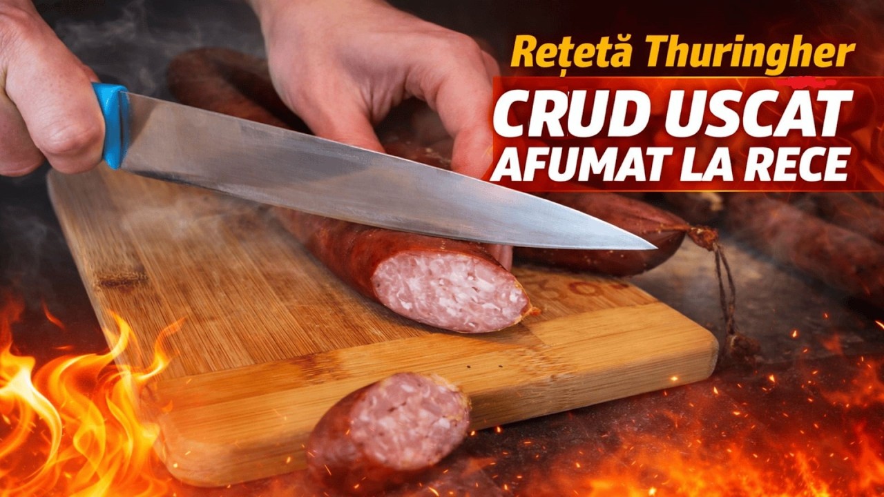 Cum faci Thuringer Crud Uscat Afumat la Rece Acasă 🧑‍🍳