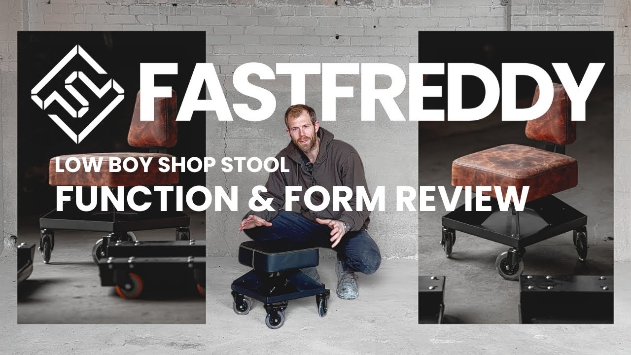 FAST FREDDY: LOW BOY SHOP STOOL | FUNCTION & FORM ALL IN ONE