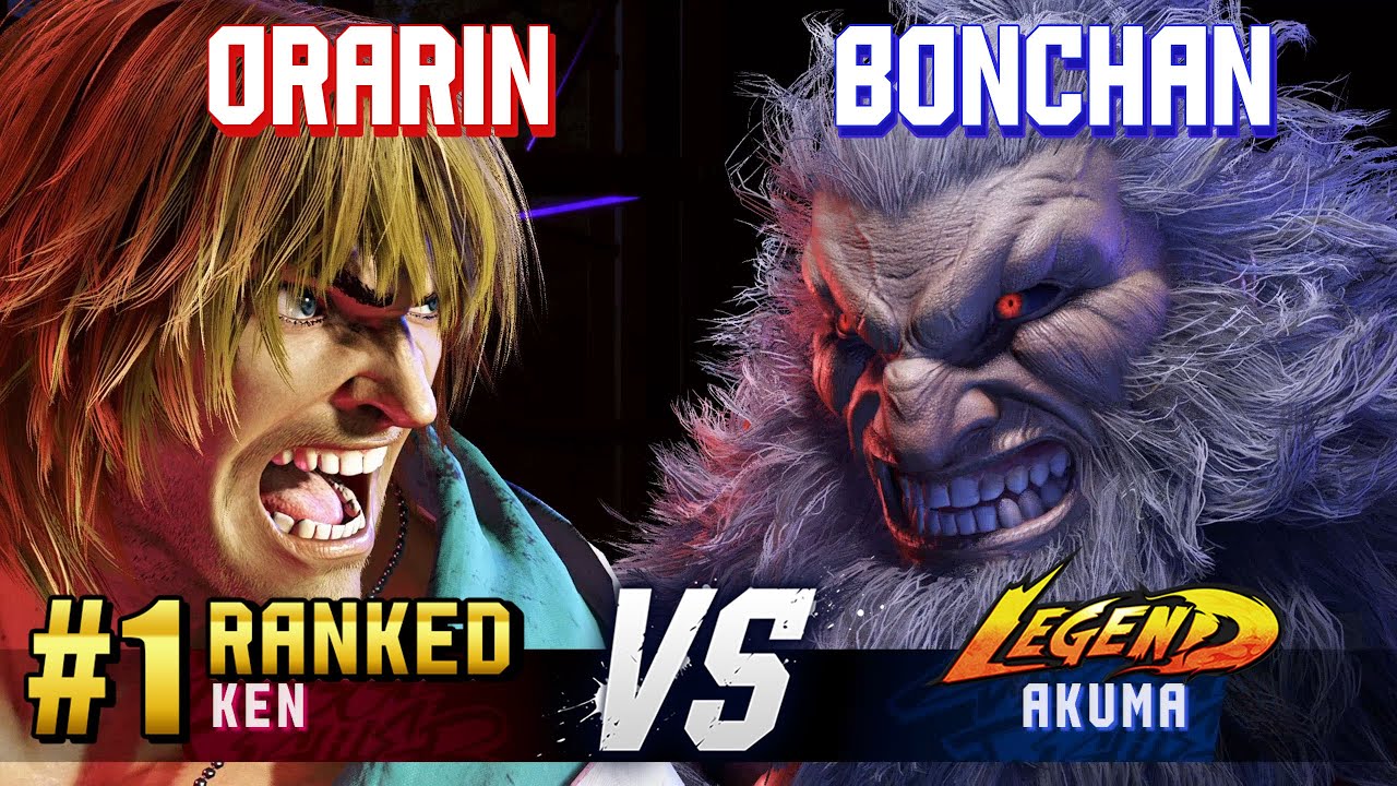 SF6 ▰ ORARIN (#1 Ranked Ken) vs BONCHAN (Akuma) ▰ High Level Gameplay