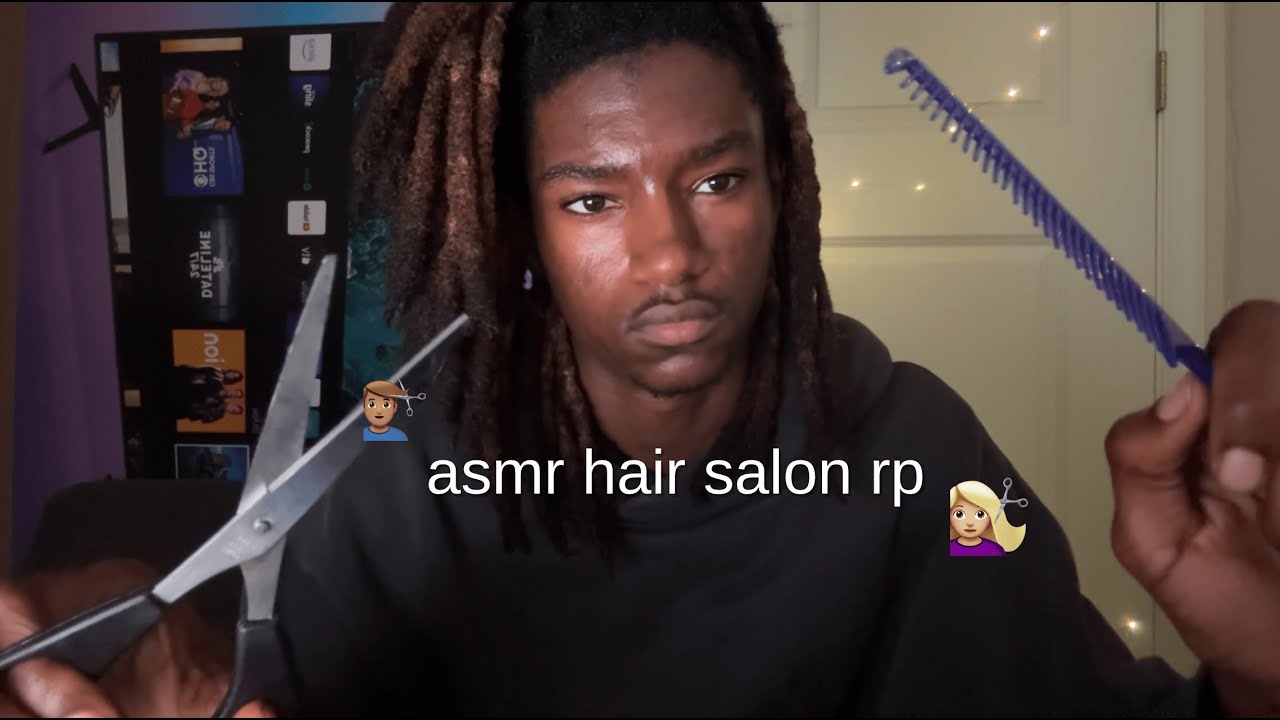 asmr doing multiple peoples hair 💇‍♂️ (hair salon rp)