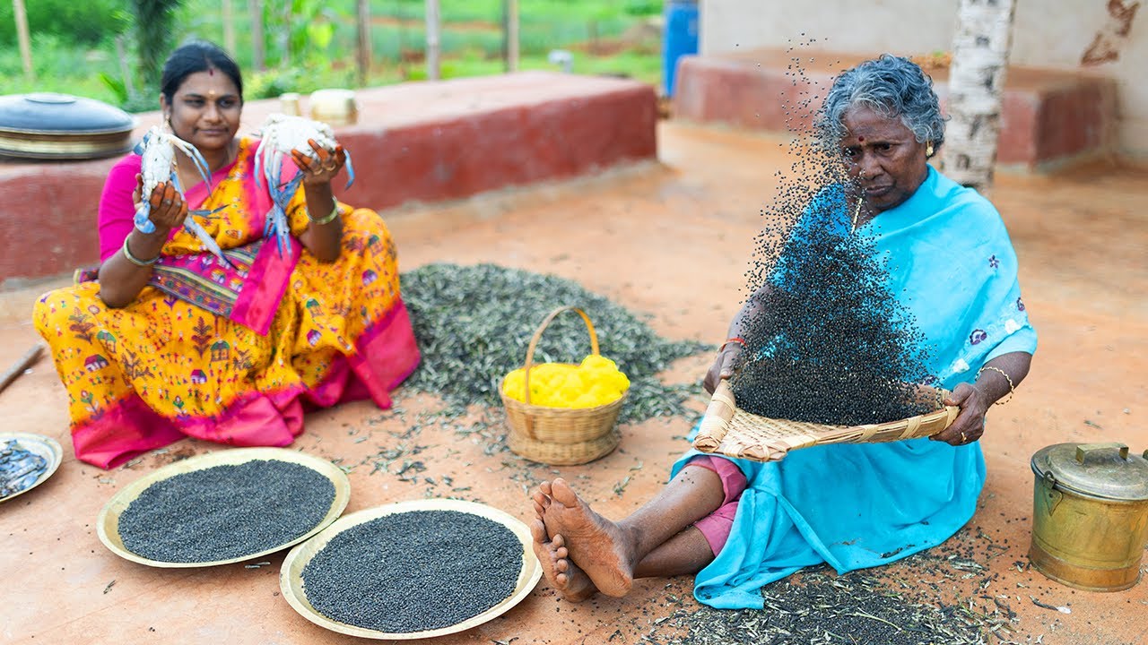 The Complete BLACK GRAM Journey | CRAB Curry with Tradition | Seeding Harvesting and Cooking