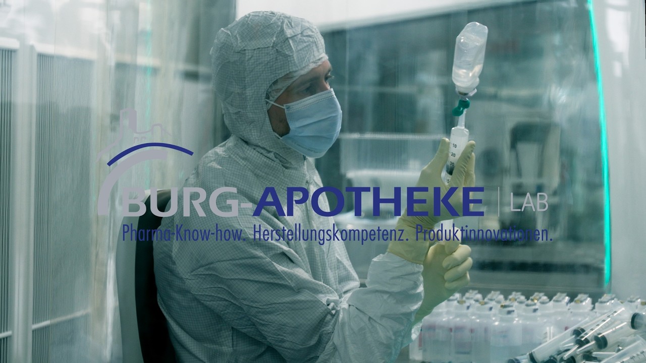 Farmacia al más alto nivel – El laboratorio de sala limpia de Burgapotheke
