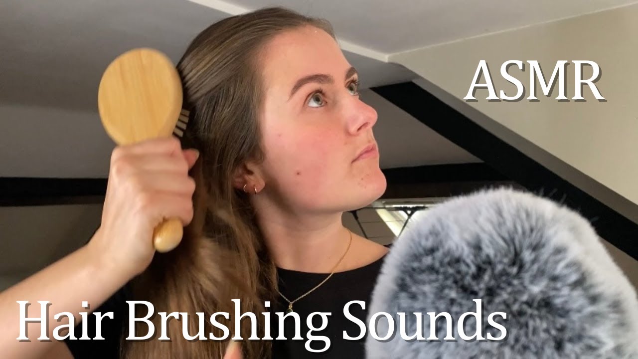 [ASMR] Long Hair Brushing Sounds | with Parting | No Talking