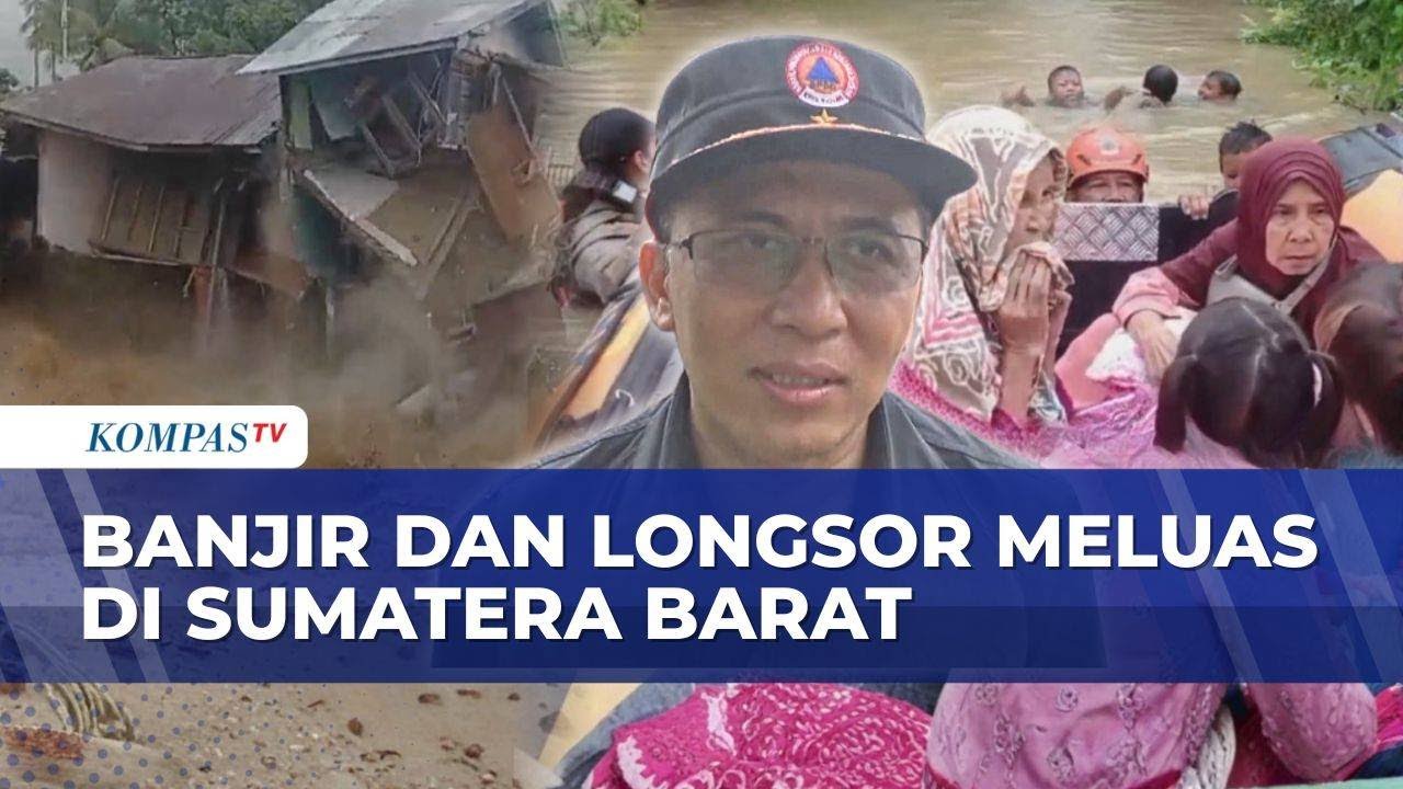 Banjir dan Longsor Terjang Sejumlah Wilayah di Sumbar: Jembatan Putus, Jalan Penghubung Lumpuh