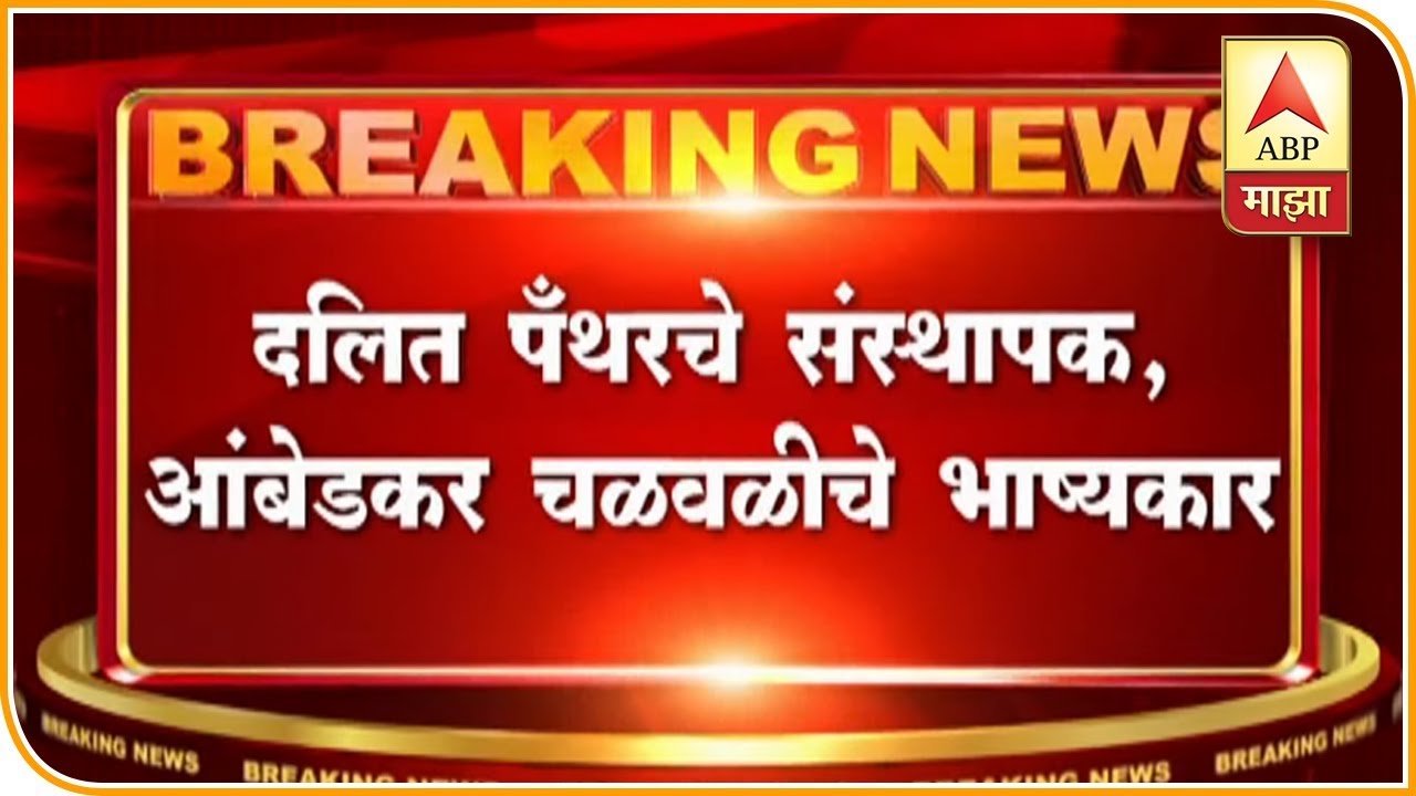 'दलित पँथर'चे संस्थापक, ज्येष्ठ विचारवंत राजा ढाले यांचं निधन | मुंबई | ABP Majha