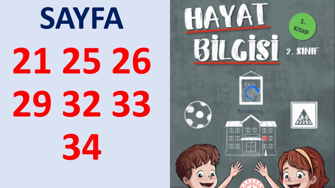 2 SINIF HAYAT BİLGİSİ  1.KİTAP SAYFA 21 25 26 29 32 33 34