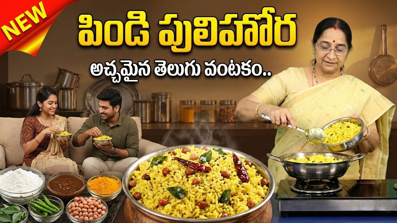 Instant Pindi Pulihora at Home | Tasty & Healthy Breakfast Recipe | Ramaa Raavi Cooking