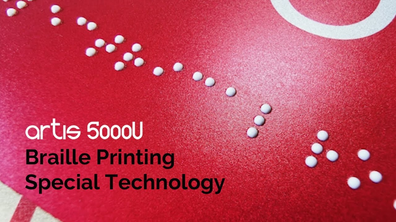 Special Technology for Braille Printing – artisJet Direct-to-object Printing