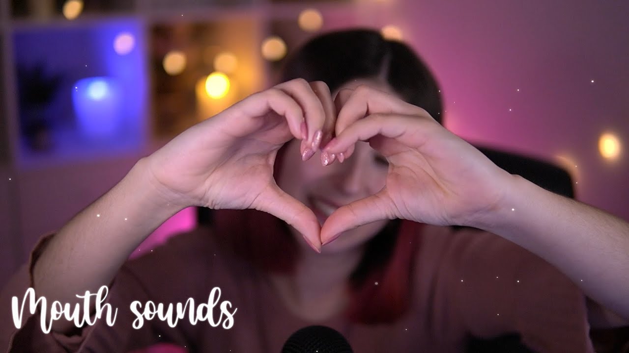 ASMR | Mouth sounds con eco y visuales relajantes | BlueYeti