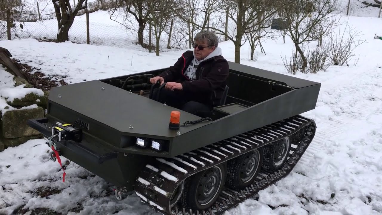 Pásové vozidlo BOA1  zima  / Track BOA 1,  вездеход BOA1/