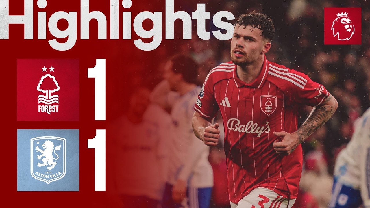 STUNNING NECO WILLIAMS STRIKE! 🎯 | Nottingham Forest 1-1 Aston Villa | Premier League Highlights 🎬