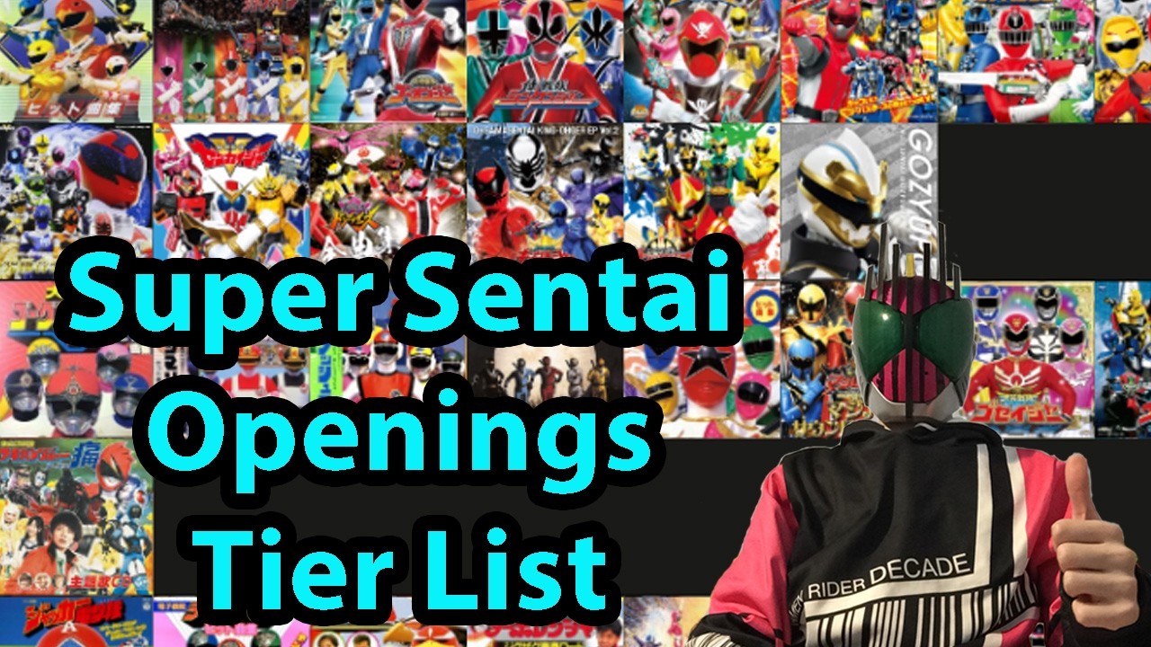 Kamen Rider Fan Ranks Super Sentai Openings// YOSSHA LUCKY!