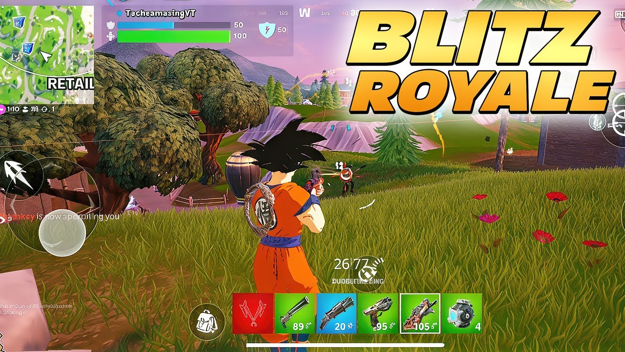 Fortnite Mobile Blitz Royale Gameplay (iOS, Android)