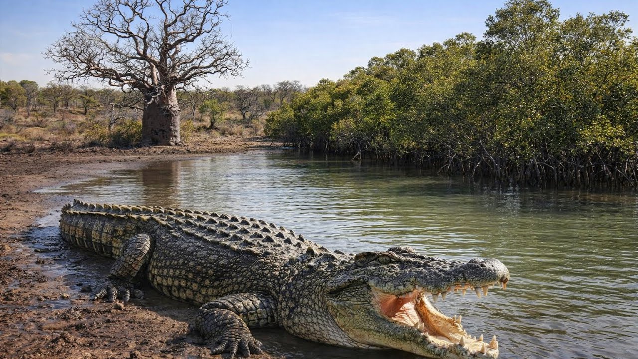 Crocodile Spotting in North Western Australia