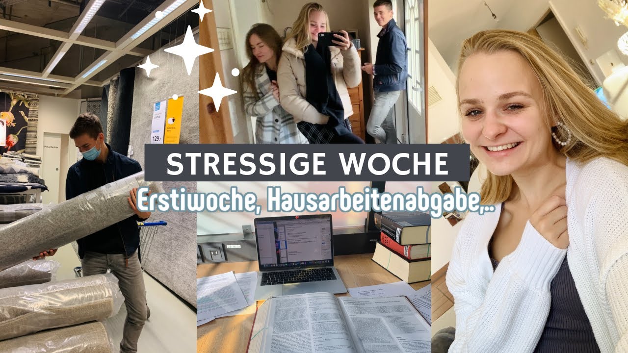 Erstiwoche als Tutorin, Hausarbeitenstress, Teppich kaufen // WOCHENVLOG