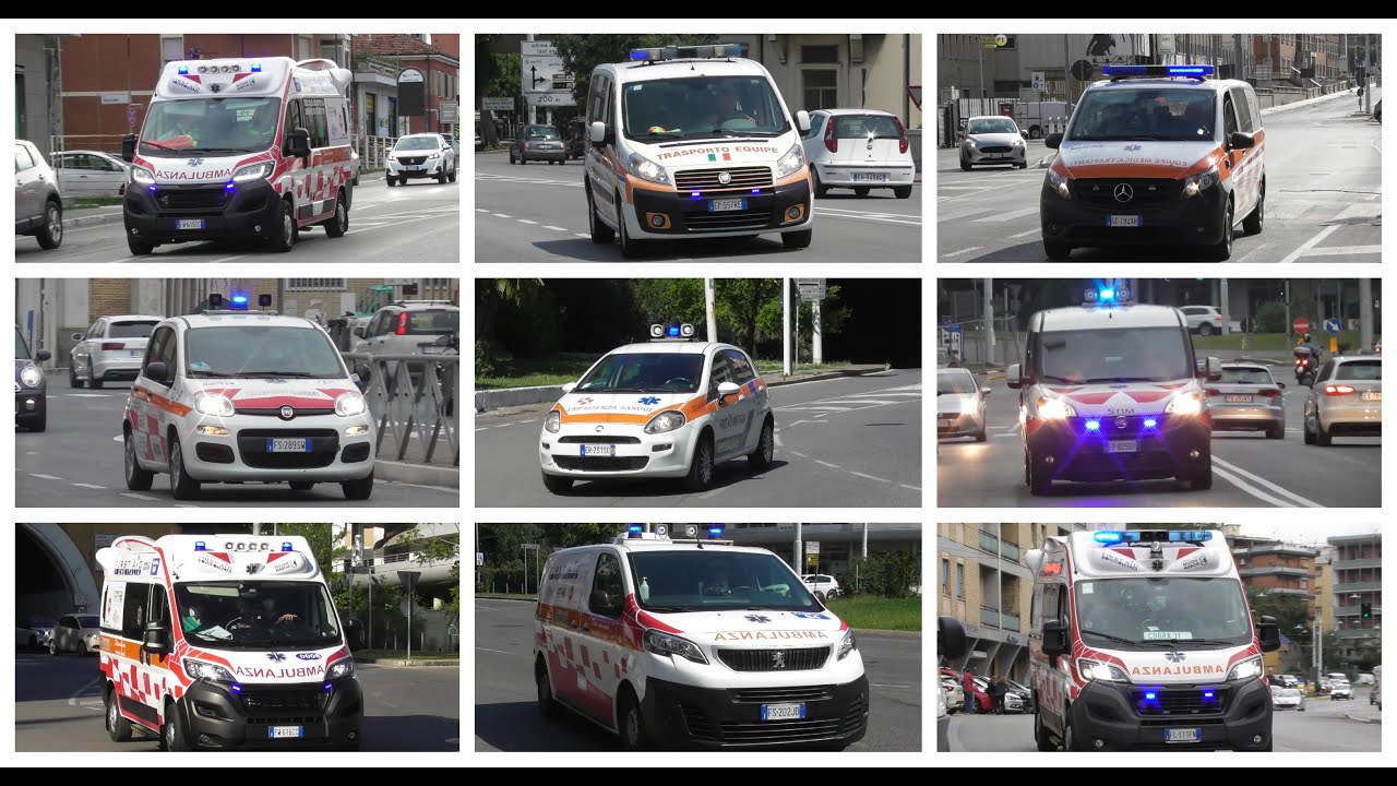 (Compilation) Mezzi First Aid One Italia in Emergenza / Italian Emergency Vehicles in Emergency